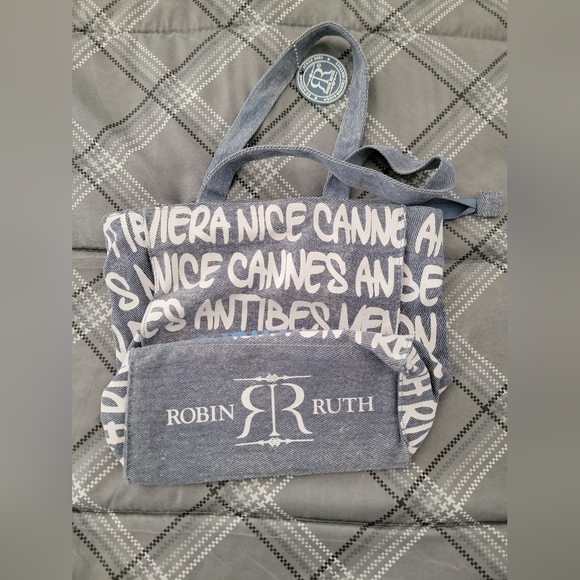 Robin Ruth French Riviera Blue Purse - Picture 3 of 4